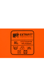 Extrifit Tričko pánské oranžové kr. ruk funkčné E04